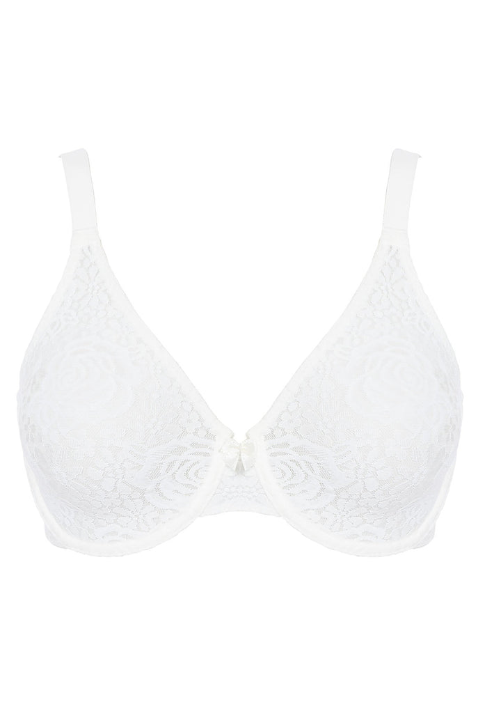 IVORY HALO LACE MOULDED BRA
