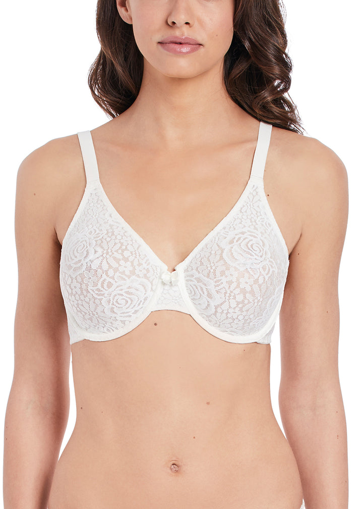 IVORY HALO LACE MOULDED BRA