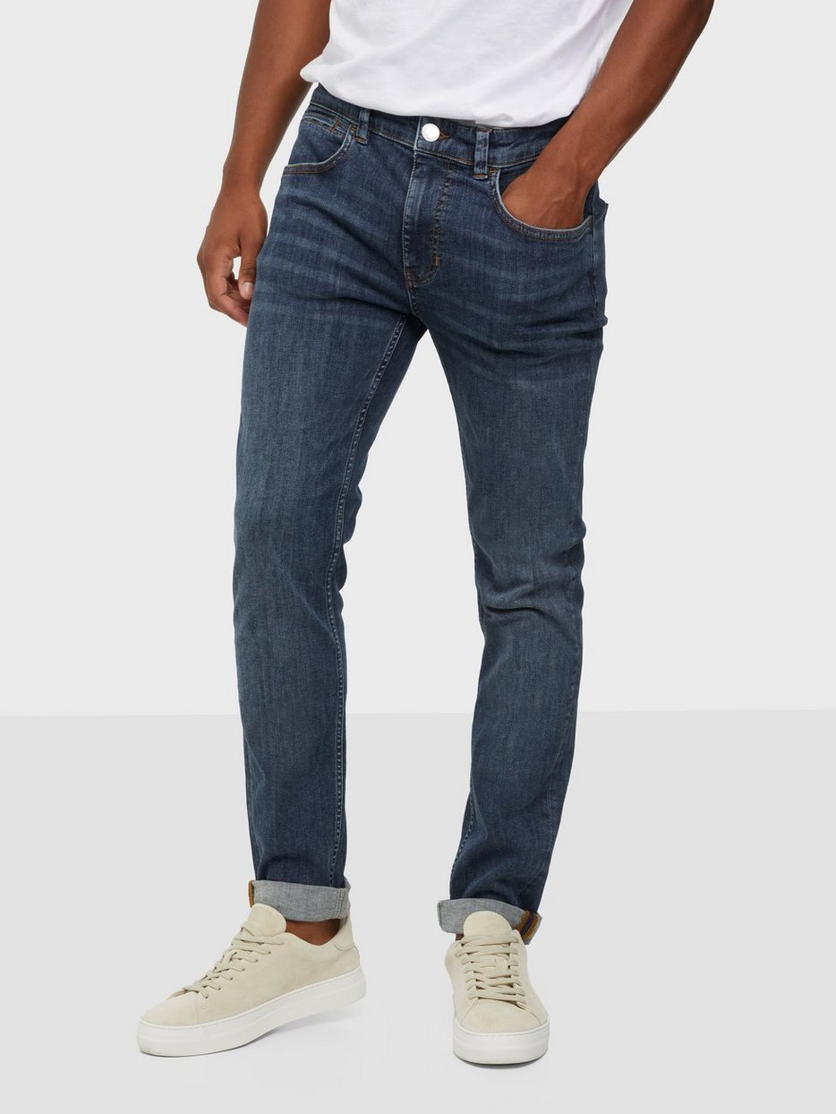 MID WASH BLUE RY SLIM FIT JEANS