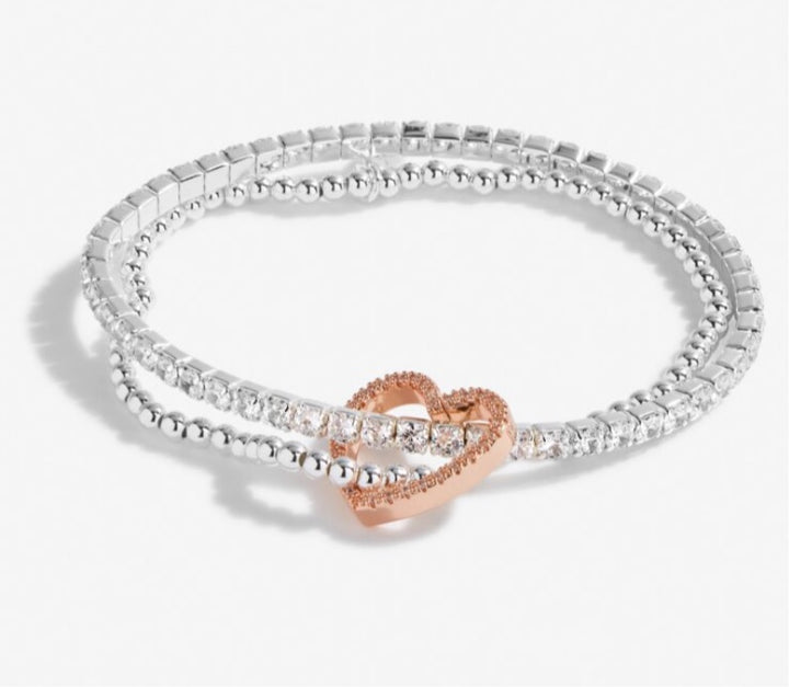 LILA LUSTRE HEART BRACELET