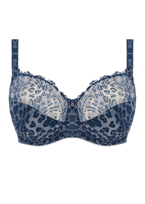 ANTONIA BLUE ANIMAL PRINT BRA