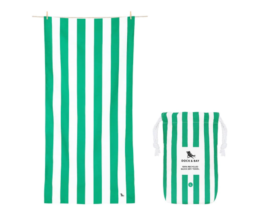 CABANA CANCUN GREEN QUICK DRY TOWEL