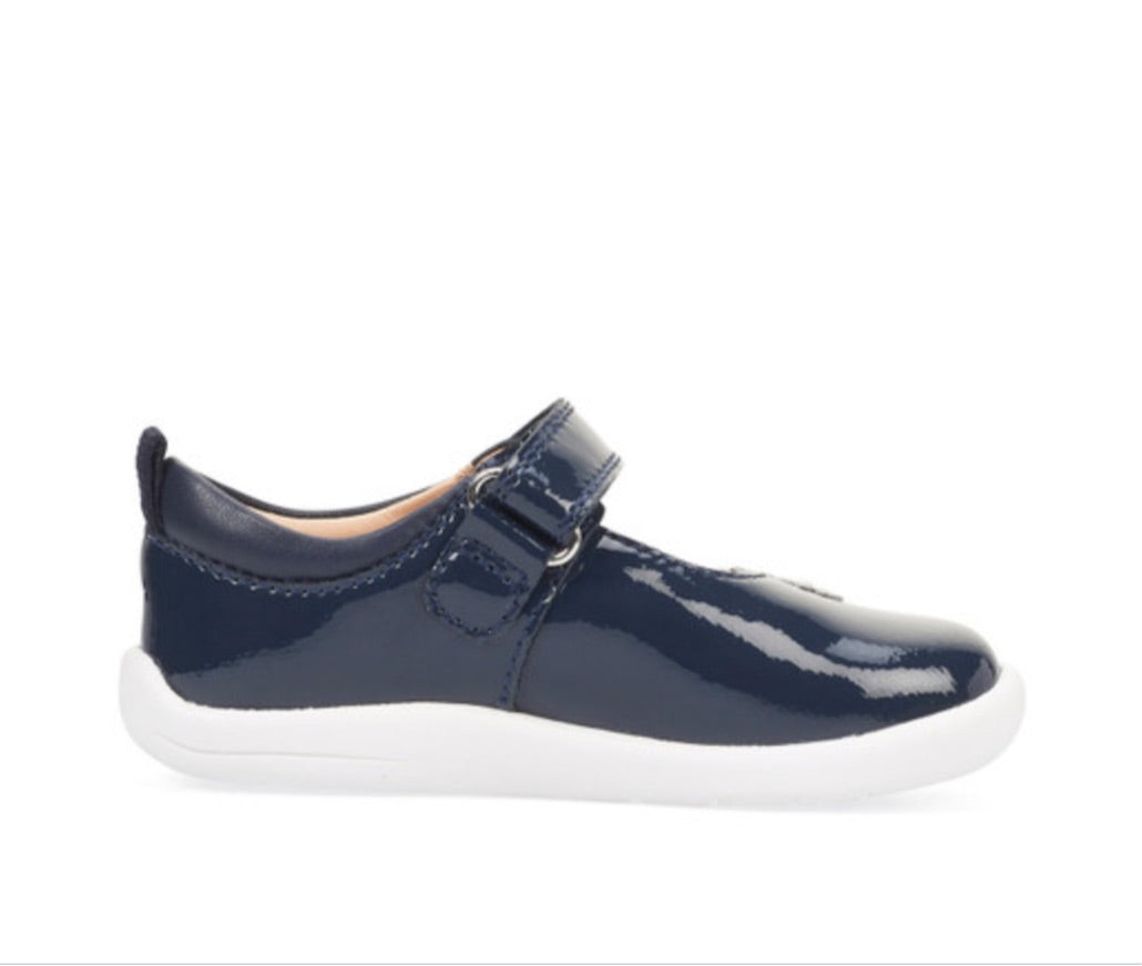 FAIRY TALE NAVY PATENT SHOES