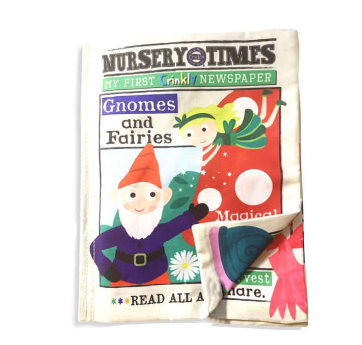 NURSERY TIMES CRINKLY NEWSPAPER - GNOMES AND FAIRIES