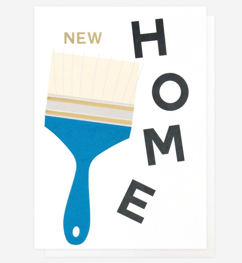 PAINTBRUSH NEW HOME CARD