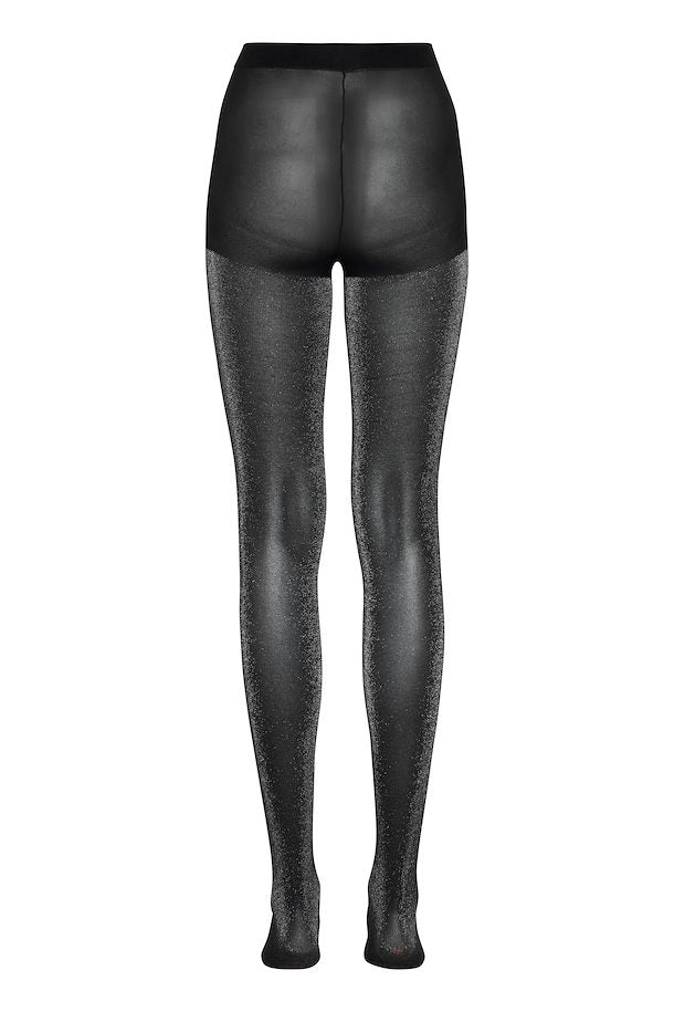 GLITZA BLACK & SILVER TIGHTS