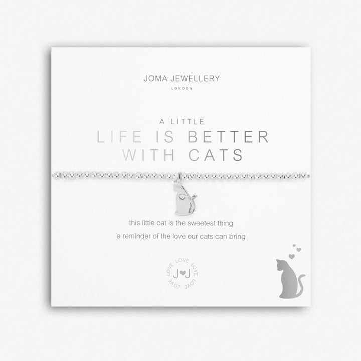 A LITTLE LIFE IS BETTER WITH CATS BRACELET