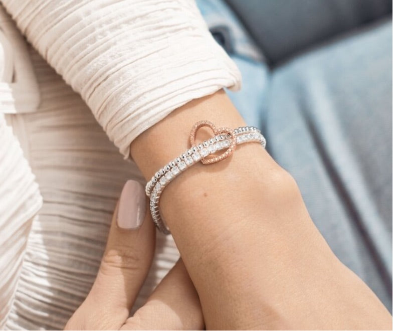LILA LUSTRE HEART BRACELET
