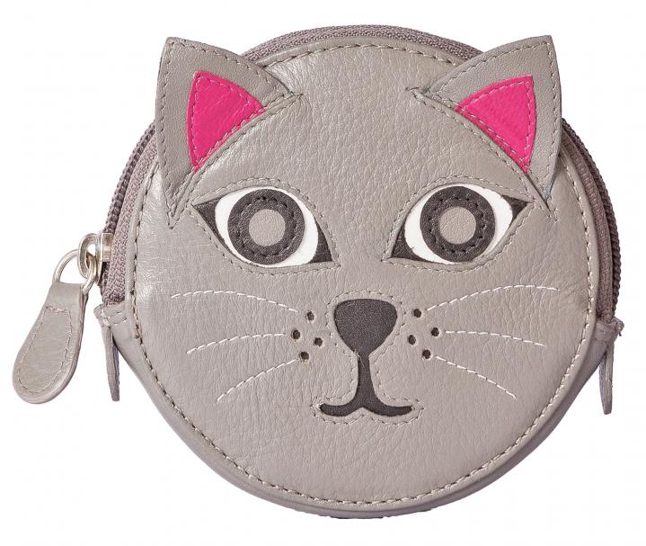 PINKY CAT ROUND COIN PURSE