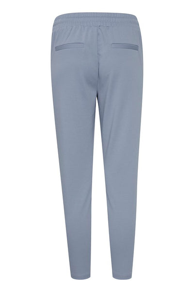 KATE CHAMBRAY BLUE CROPPED PANTS