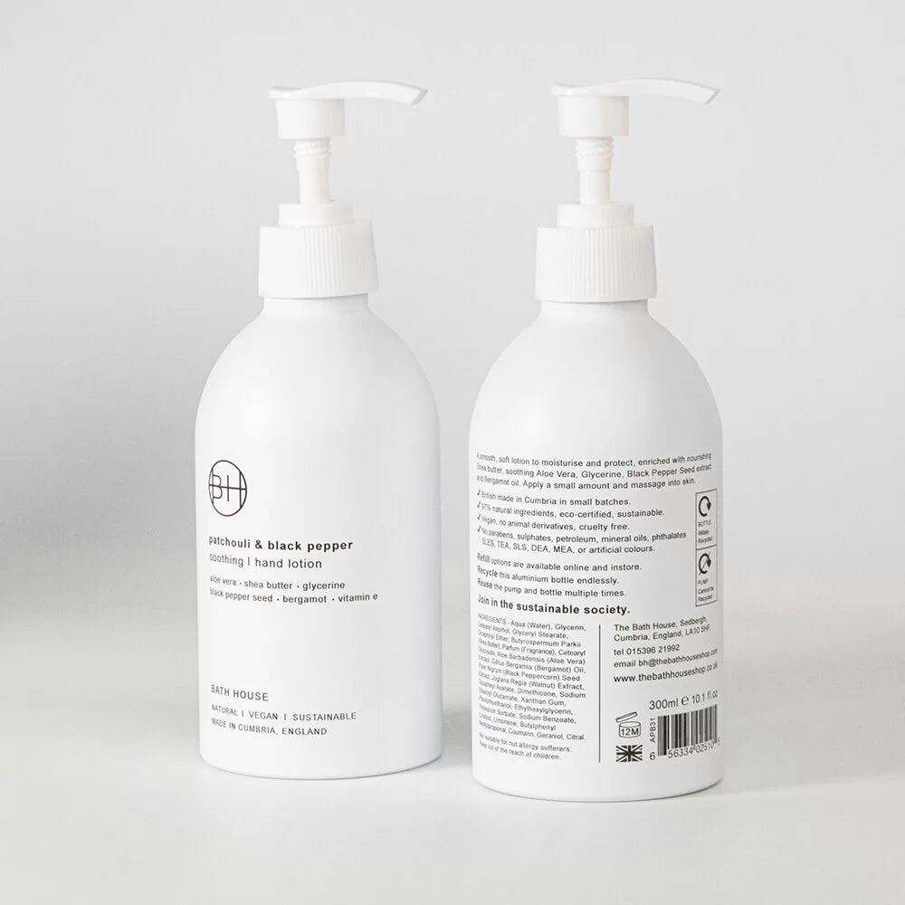 PATCHOULI & BLACK PEPPER SOOTHING HAND LOTION