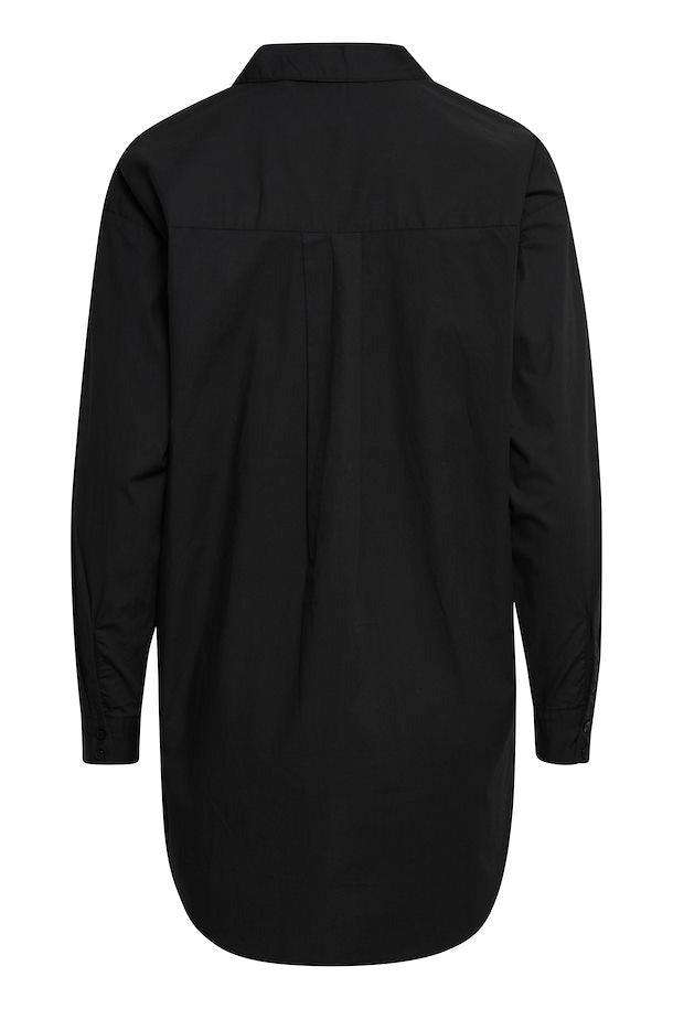 GAMZE BLACK LONG SLEEVE SHIRT