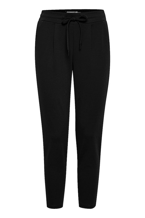 BLACK KATE CROPPED PANTS