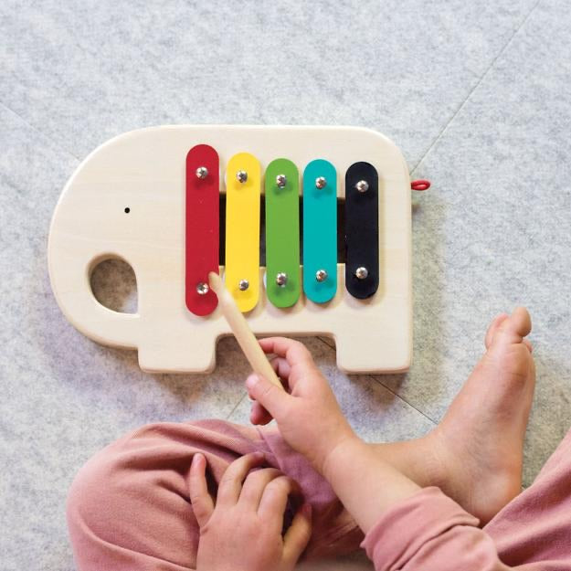 WOODEN ELEPHANT XYLOPHONE