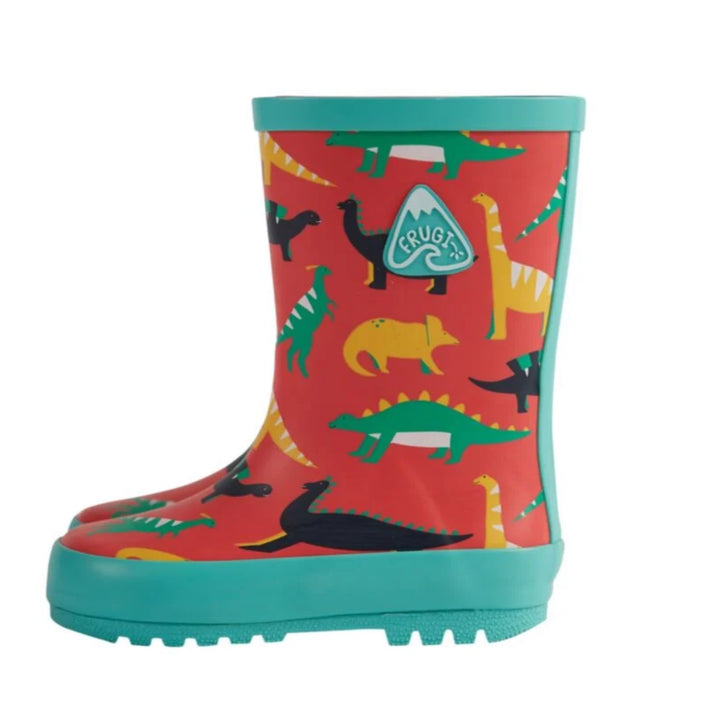 PUDDLE BUSTER RED JURASSIC COAST WELLINGTON BOOTS