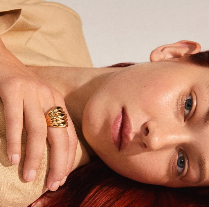 EUPHORIC STATEMENT RING GOLD