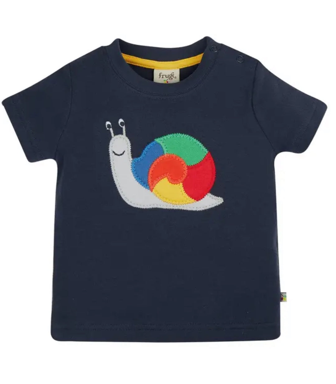 LITTLE CREATURES INDIGO/RAINBOW SNAIL TOP