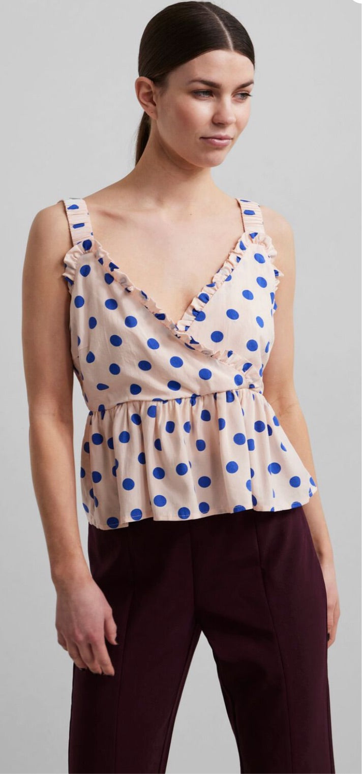TIPI SOFT PINK/DOTS TOP