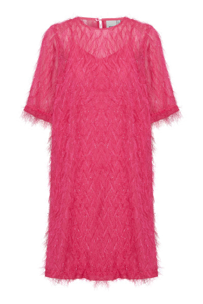 FUCHSIA PURPLE RILO DRESS