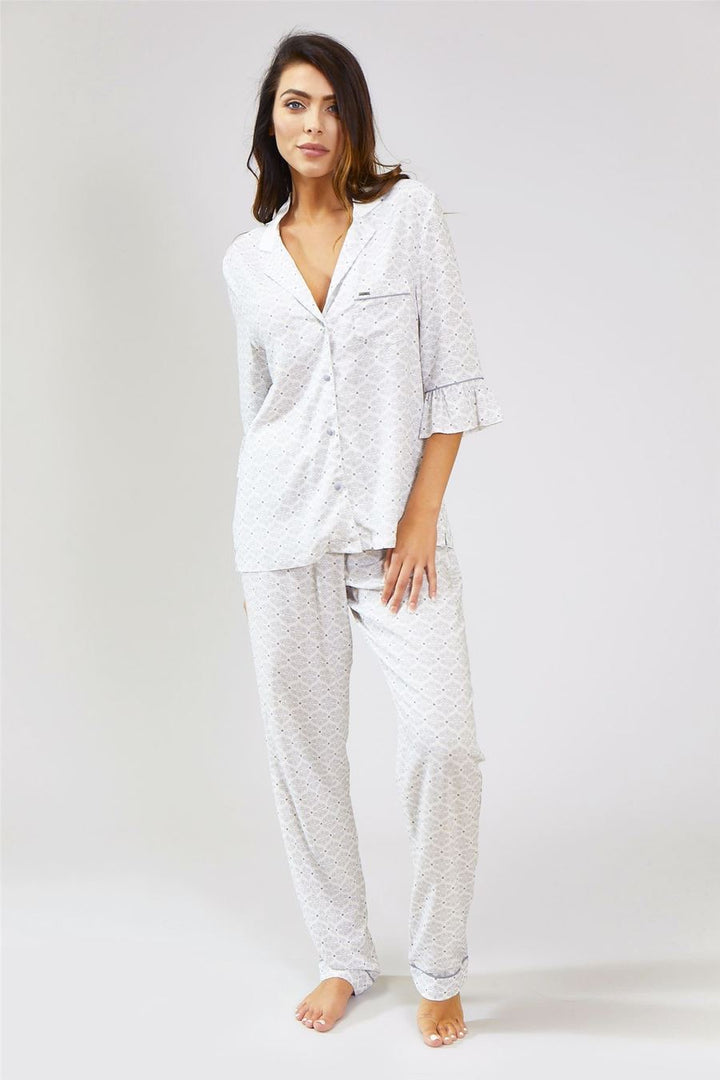 WHITE ROMANCE TROUSERS
