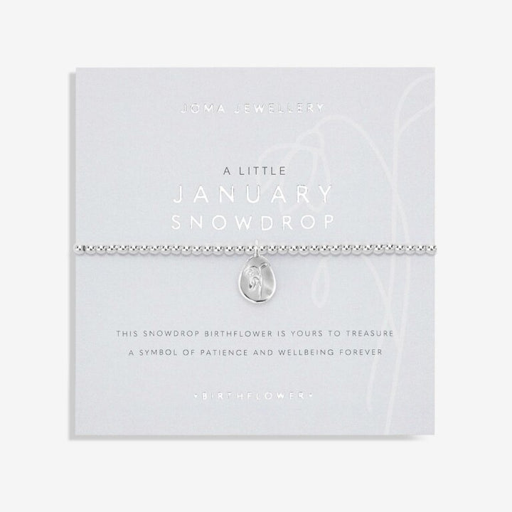 BIRTHFLOWER A LITTLE 'JANUARY' BRACELET