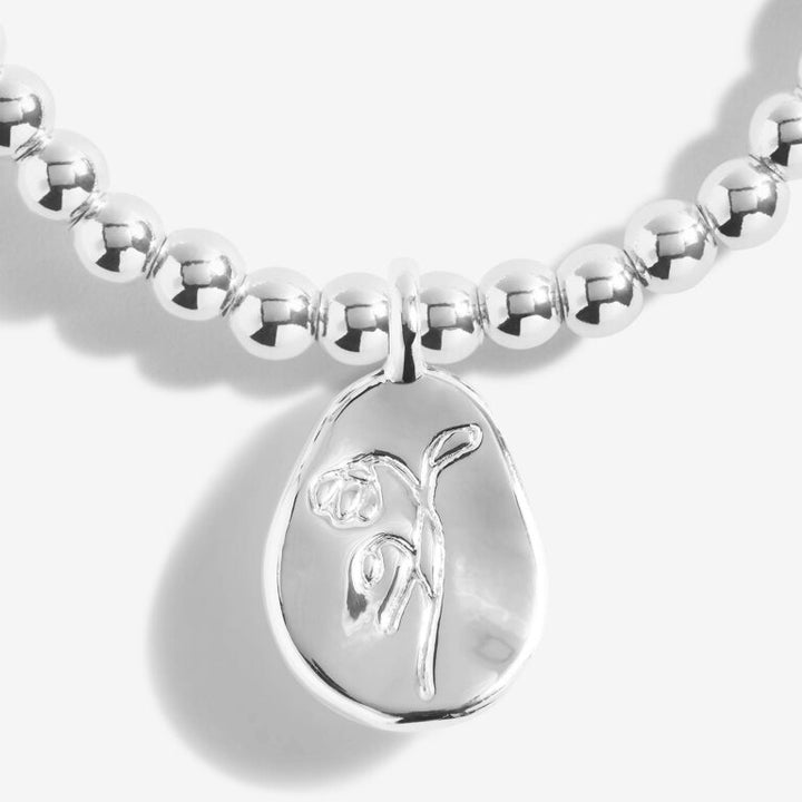 BIRTHFLOWER A LITTLE 'JANUARY' BRACELET