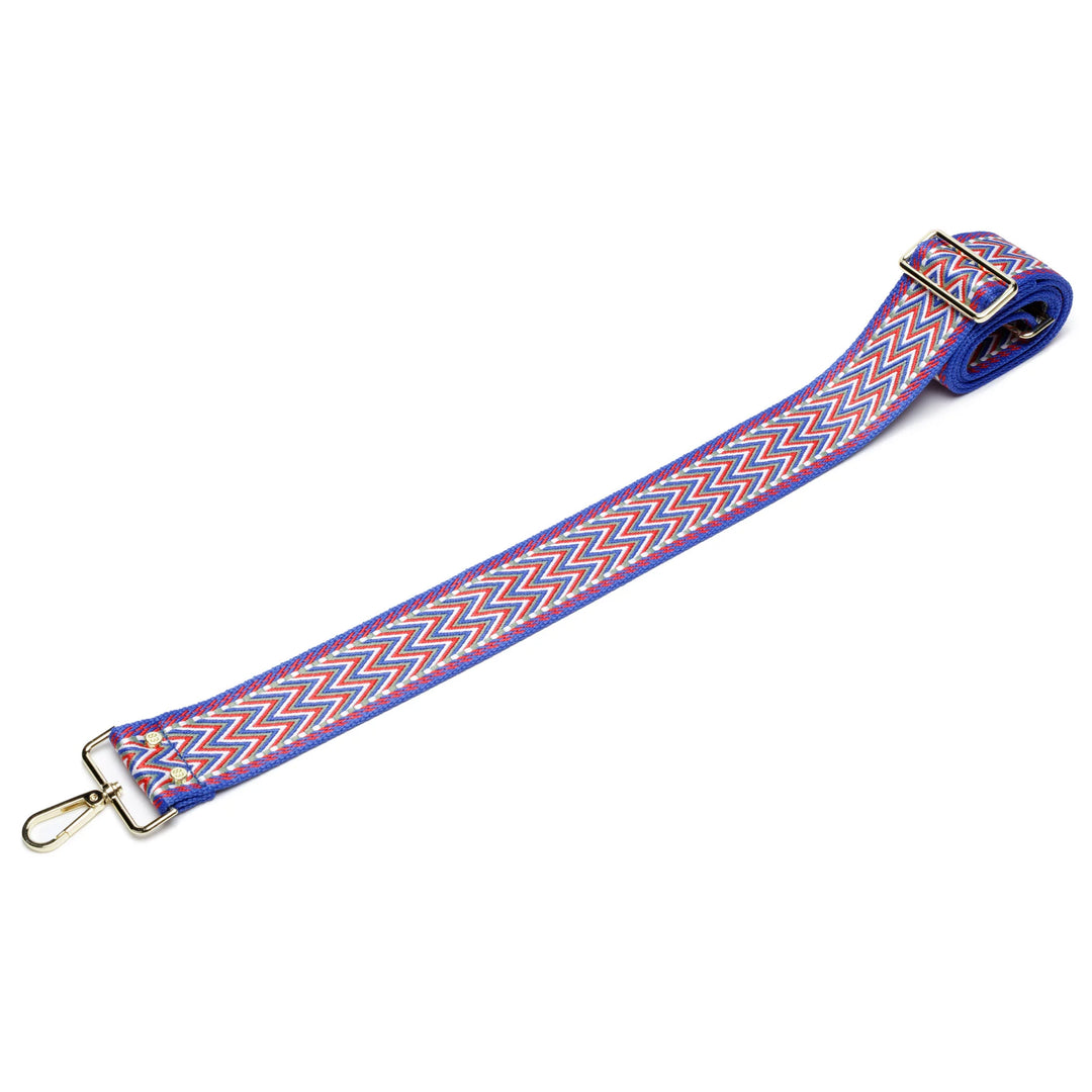 COBALT GRECIAN BAG STRAP