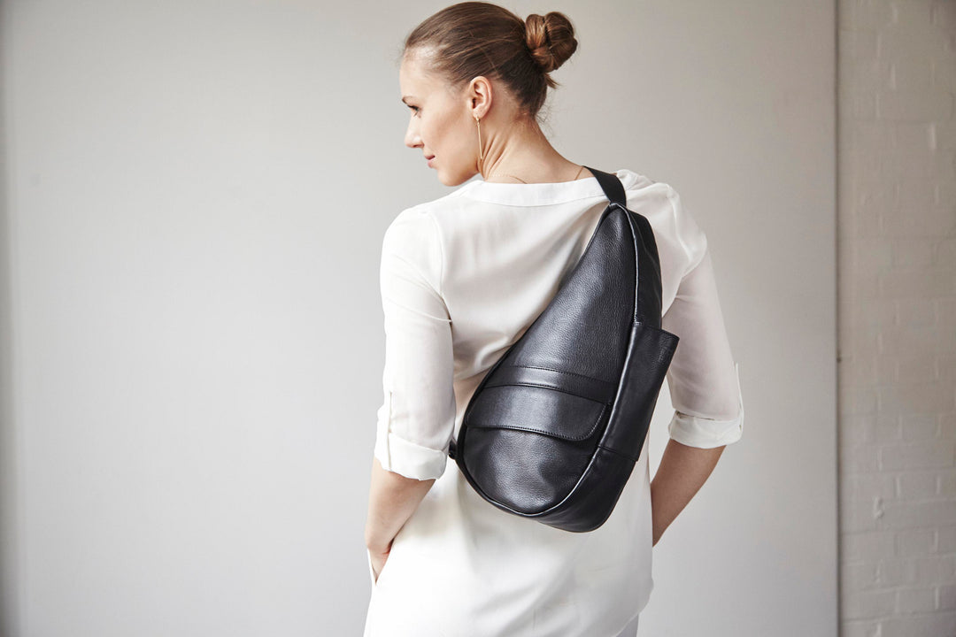 LEATHER BLACK SMALL BAG