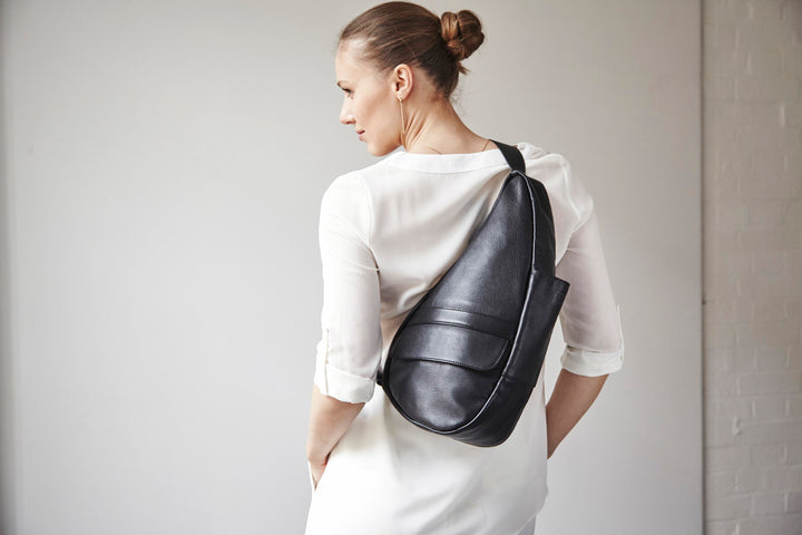 LEATHER BLACK SMALL BAG