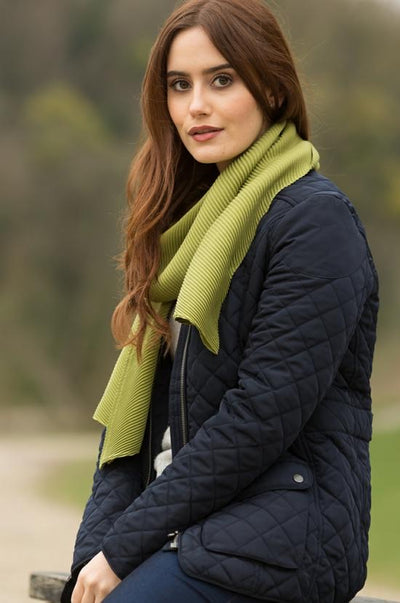 PLEATED SCARF