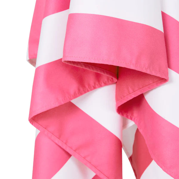 PHI PHI PINK CABANA QUICK DRY BEACH TOWEL