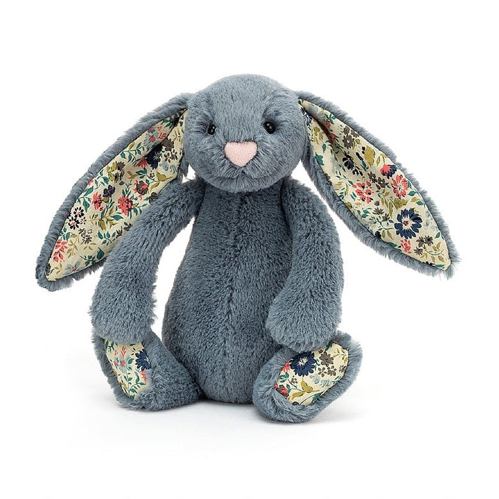 SMALL BLOSSOM DUSKY BLUE BUNNY