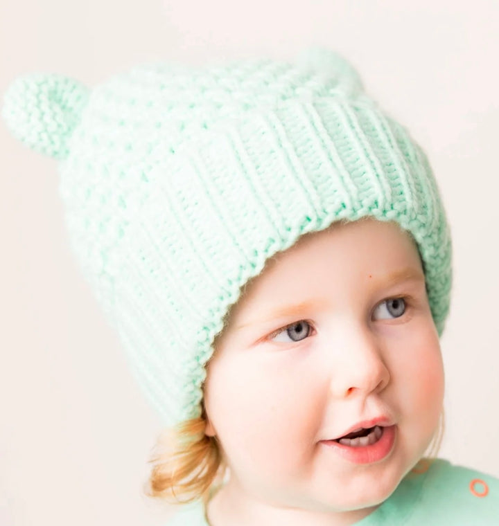 MINT HAT WITH EARS