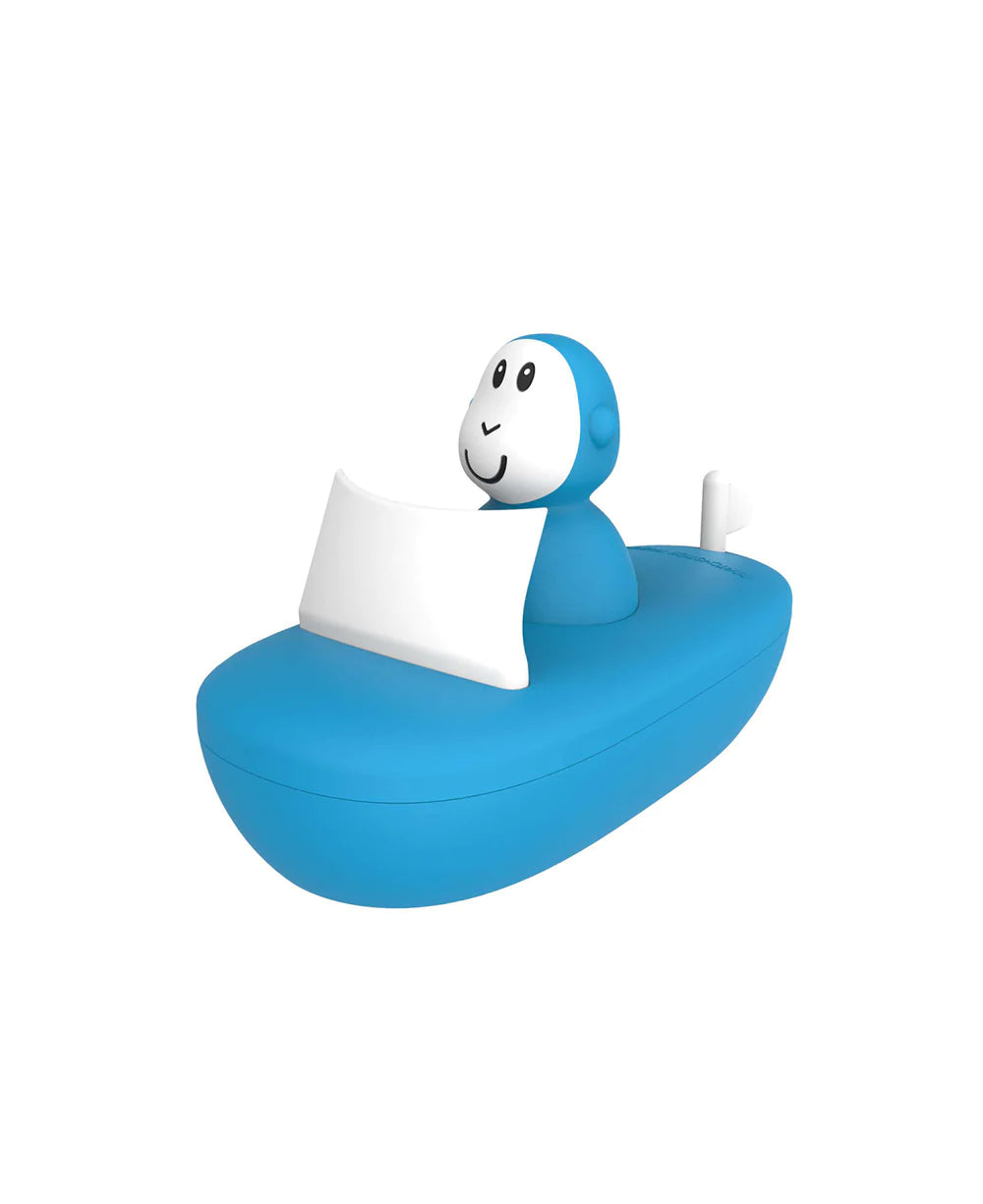 BLUE BATH TIME BOAT SET