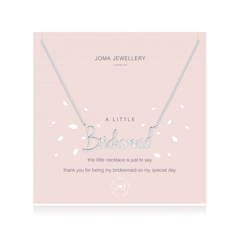 A LITTLE BRIDESMAID NECKLACE
