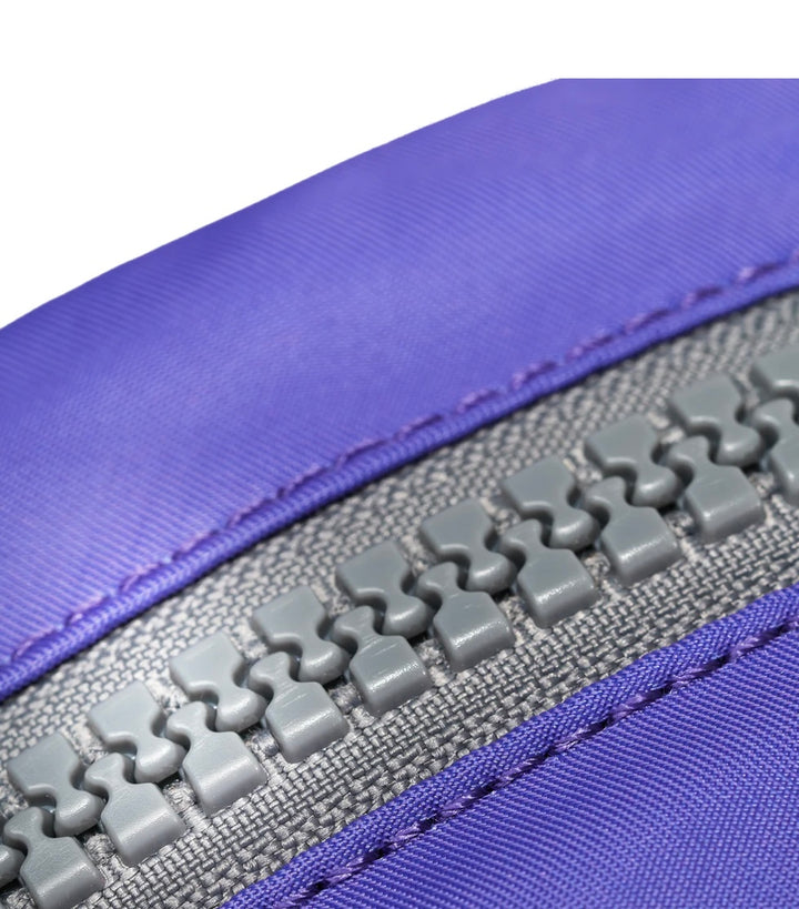 SMALL PERI PURPLE RECYCLED NYLON PADDINGTON B BAG