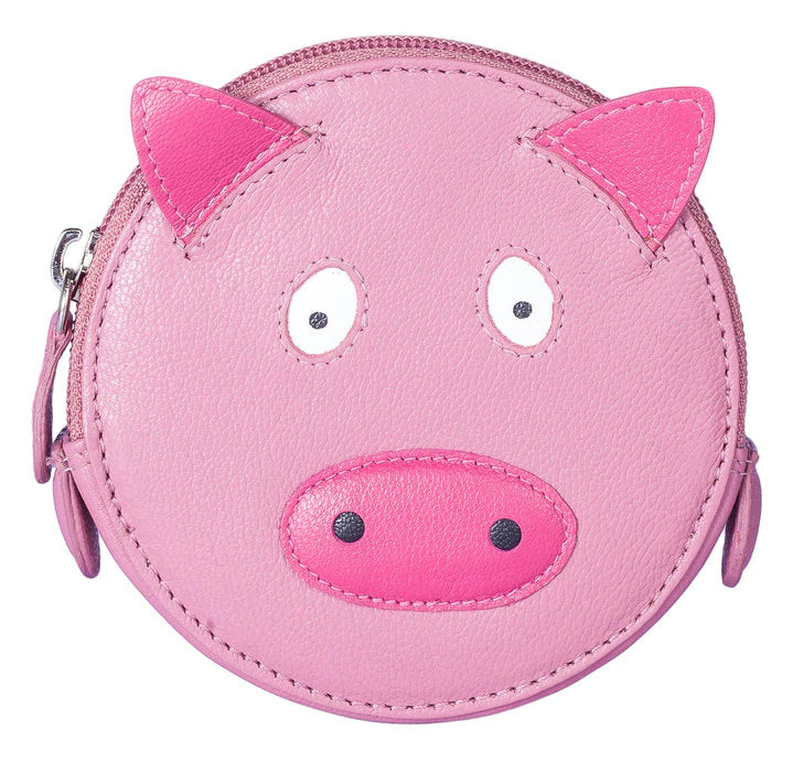 PINKY PIG ROUND COIN PURSE