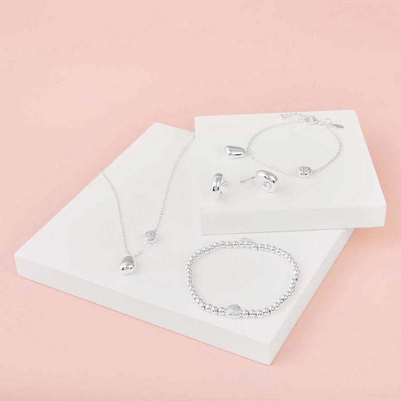 SILVER PERFECT PEBBLE BRACELET