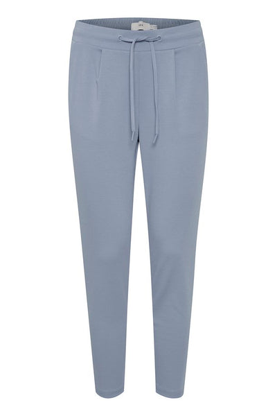 KATE CHAMBRAY BLUE CROPPED PANTS