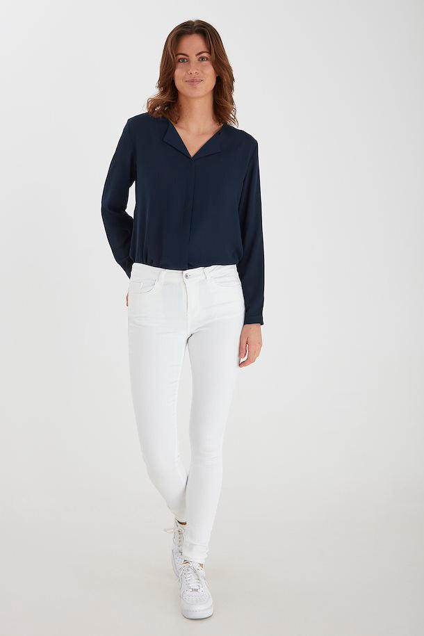 OPTICAL WHITE LOLA LUNI SLIM FIT JEANS