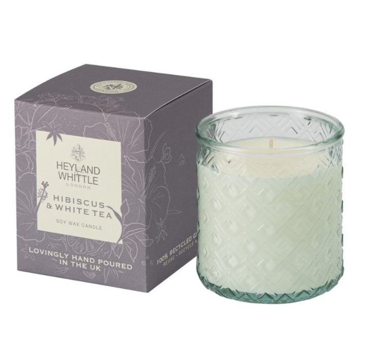 HIBISCUS & WHITE TEA SOY WAX CANDLE
