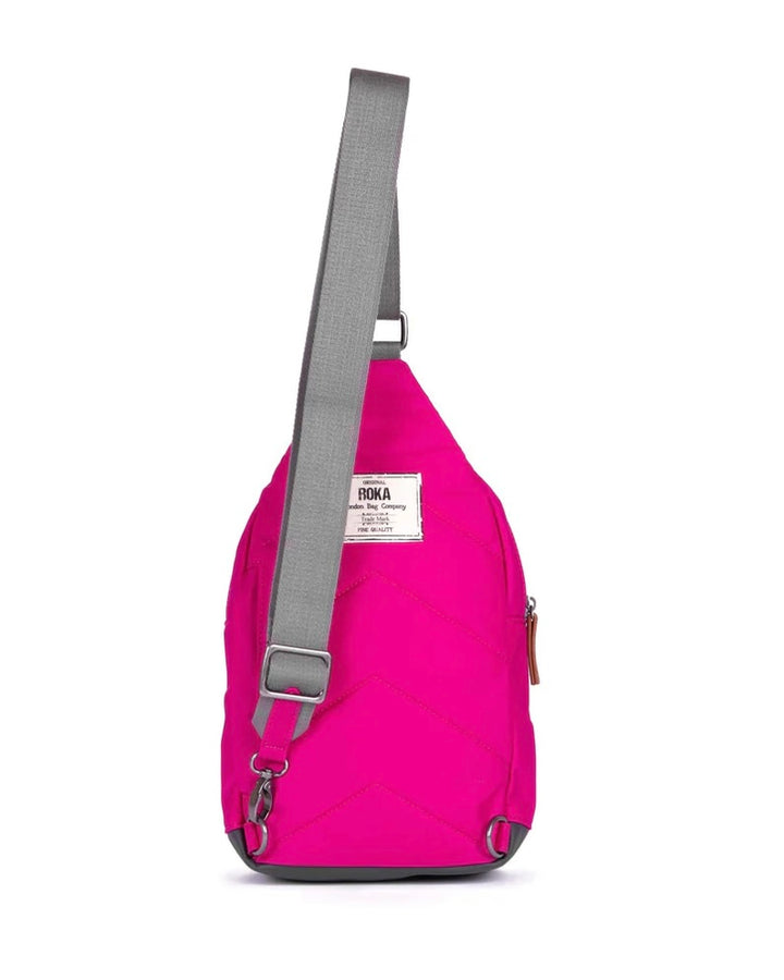 CANDY PINK LARGE WILLESDEN RECYCLED NYLON SLING BACK PACK