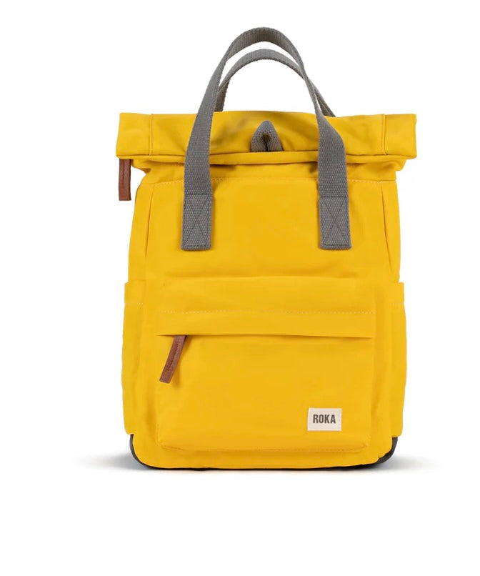 SMALL ASPEN YELLOW CANFIELD RECYCLED NYLON BACKPACK