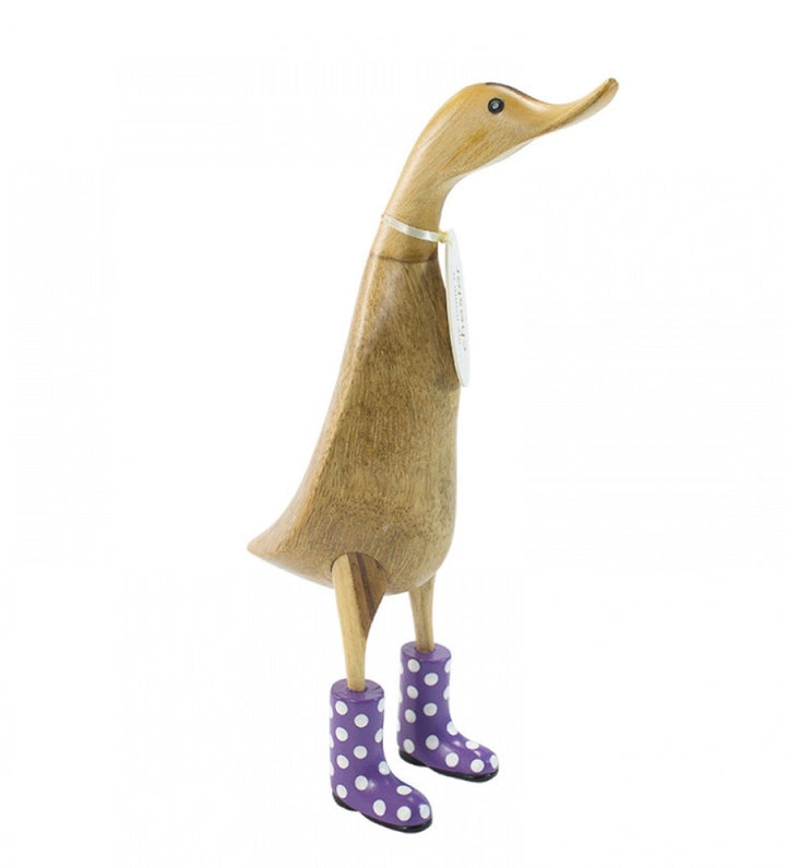 NATURAL SPOTTY WELLY DUCKLET