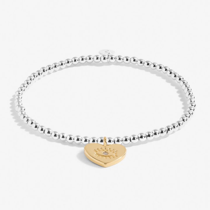 A LITTLE 'LOVE, PEACE AND YOGA' BRACELET
