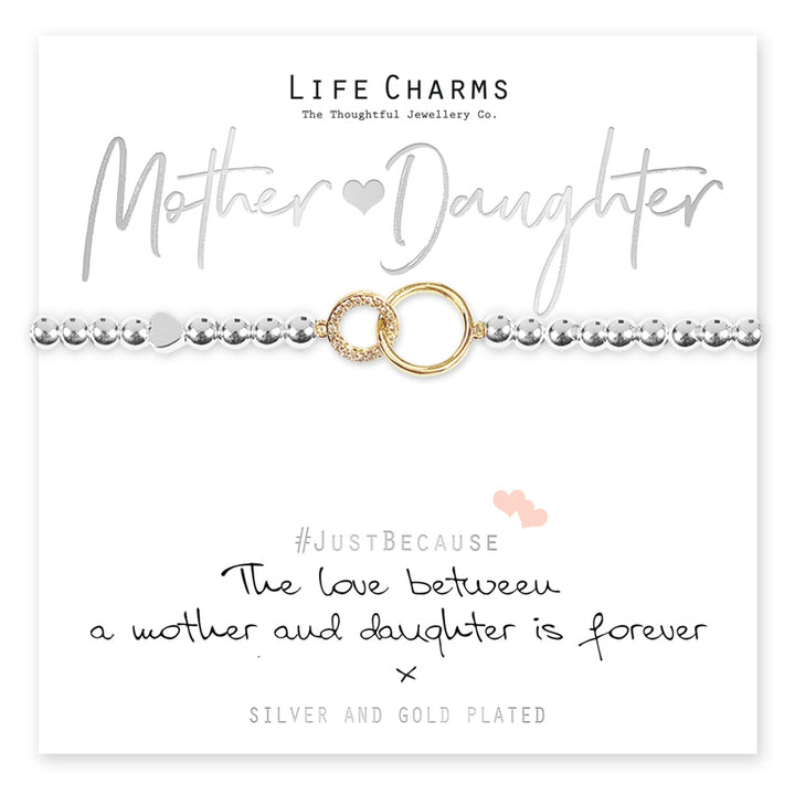 LOVE BETWEEN MOTHER & DAUGHTER BRACELET