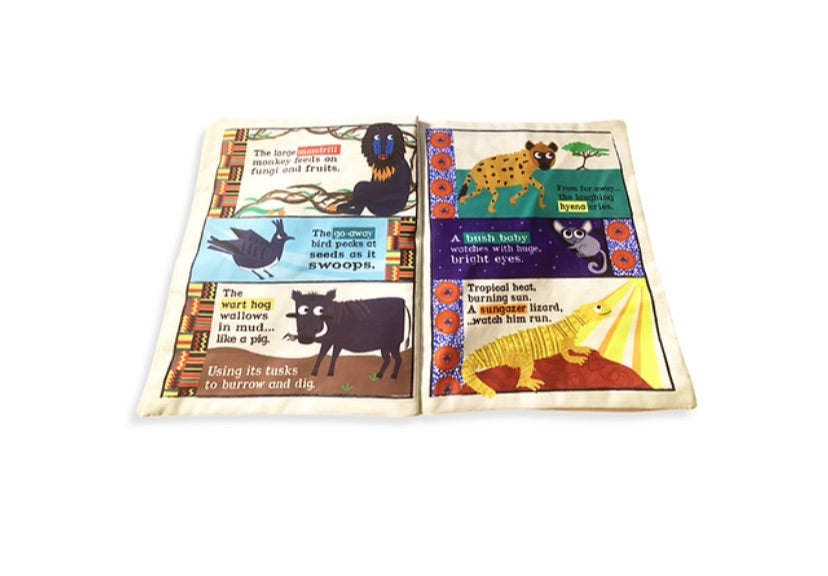 NURSERY TIMES CRINKLY NEWSPAPER - AFRICAN ANIMALS