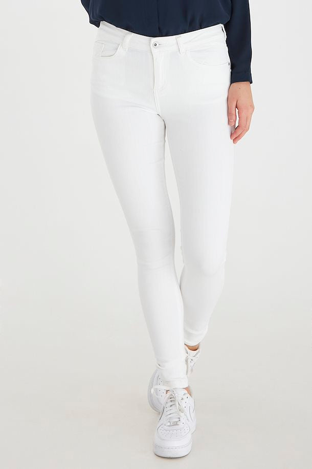 OPTICAL WHITE LOLA LUNI SLIM FIT JEANS