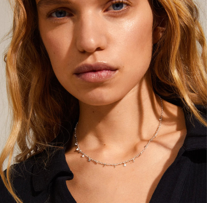 PANNA COIN NECKLACE SILVER
