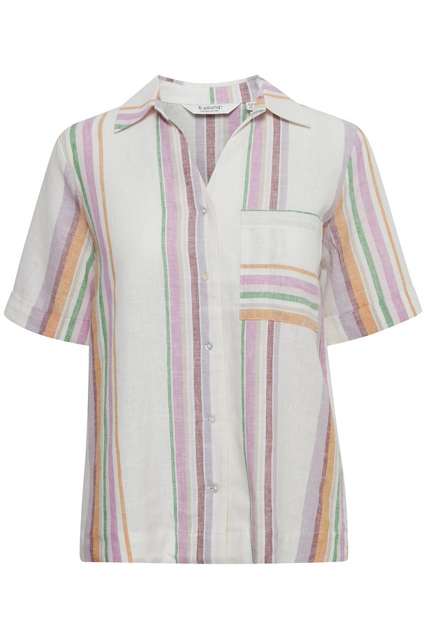 FELIA OFF WHITE MIX SHIRT